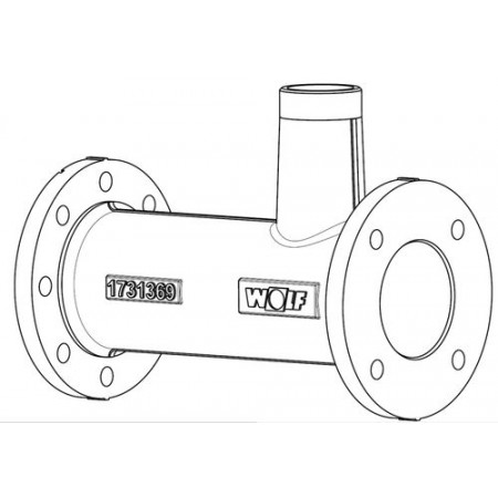 Обратный клапан DN 100 MGK-2-1000 Wolf