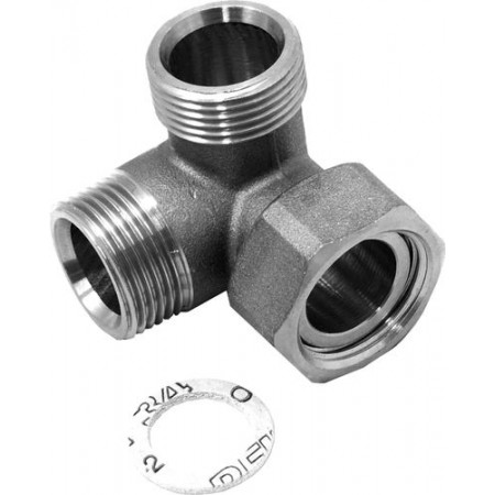 Угол 3/4" Flx3/4"AGx3/4"AG для разделения системы Wolf Угол 3/4" Flx3/4"AGx3/4"AG для разделения системы Wolf