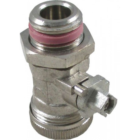 Шаровый кран без рукоятки F+E R 1/2" AG для 4-ходового смесительного клапана Wolf