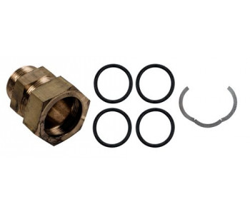 Комплект подключения гофрированной трубы DN32 G1 1/4 Wolf