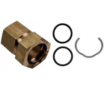 Комплект подключения гофрированной трубы DN32 Rp1 1/4 Wolf