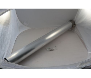 Концентрическая дымовая труба DN63/96 L:962мм для газовых котлов Wolf
