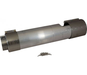 Концентрическая дымовая труба DN63/96 L:962мм с ревизией Wolf