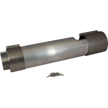 Концентрическая дымовая труба DN63/96 L:2007мм с ревизией Wolf