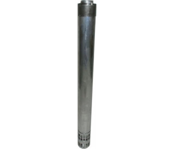 Концентрическая дымовая труба DN63/96 L:1041мм с защитой от ветра Wolf