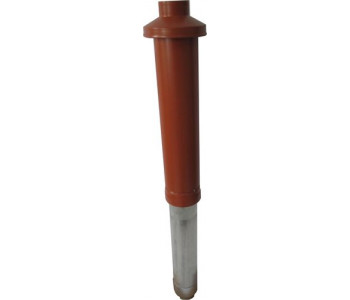 Концентрическая дымовая труба DN63/96 120-170см, PP, красныйкоричневый Wolf