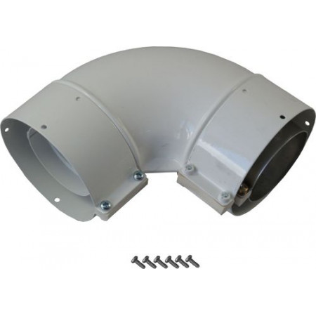 Отвод DN63/96 90° белый подключение для газовых котлов Wolf Отвод DN63/96 90° белый подключение для газовых котлов Wolf