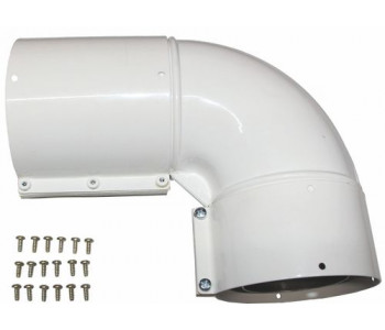 Отвод DN63/96 90° белый для газовых котлов Wolf