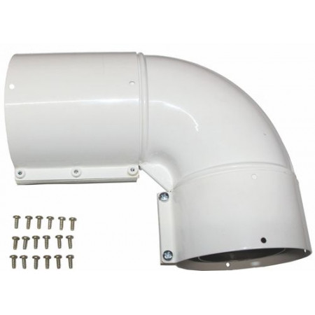 Отвод DN63/96 90° белый для газовых котлов Wolf