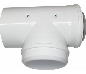Тройник с ривизией DN100/150 90°, L:250мм Wolf