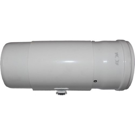 Дымоход Концентрическая дымовая труба DN60/100 L:250 мм, с ревизией, для газовых настенных котлов Wolf Дымоход Концентрическая дымовая труба DN60/100 L:250 мм, с ревизией, для газовых настенных котлов Wolf