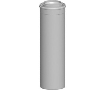 Дымоход Концентрическая дымовая труба DN110/160 L:1000 мм цвет белый, вставная Wolf
