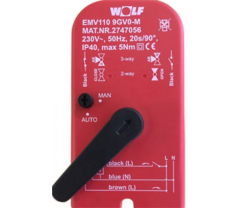 Штекер двигателя откр./закр. EMV110 (230 В перем. тока) Wolf