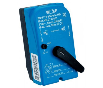 Штекер двигателя откр./закр. EMV110 HB (230 В перем. тока) Wolf