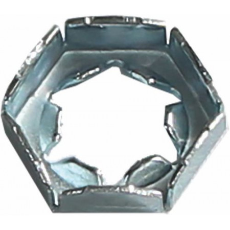 Шестигранная гайка M6 DIN 7967, листовой оцинкованный металл Wolf