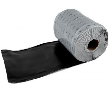 Kehlsattelband 28cm breit / anthrazit Wolf