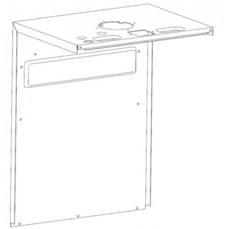 Крышка задней стенки для CGB-2 Wolf Крышка задней стенки для CGB-2 Wolf